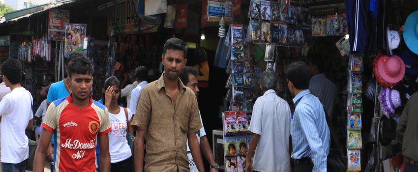 Pettah in Colombo, Sri Lanka